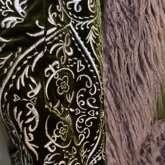 Free People x Understated Leather Moon Glow Velvet Embroidered Coat - Picture 2 of 7